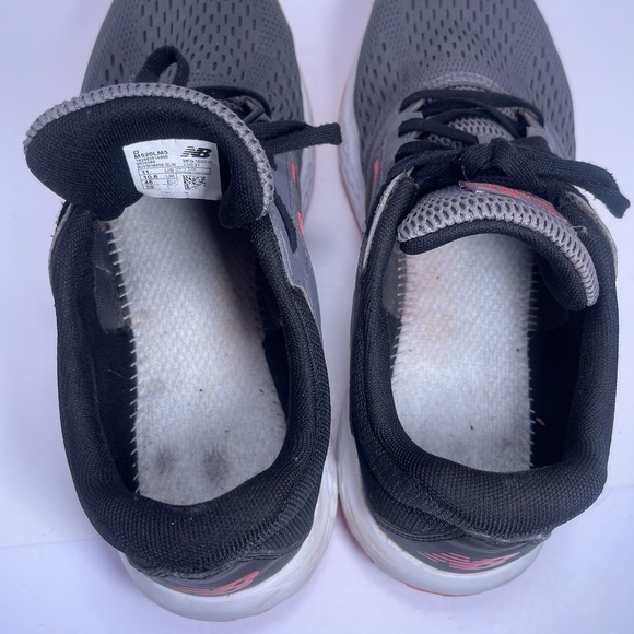 New Balance 520‎ Comfort Ride Gray Black Red Running Shoes M520LM5 Men Size 11 main image 7